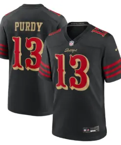 Brock Purdy San Francisco 49ers Nike 2025 Rivalries Collection Game Jersey - Black