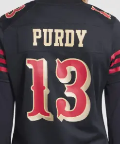 Brock Purdy San Francisco 49ers Nike Women's 2025 Rivalries Collection Game Jersey - Black - Image 7