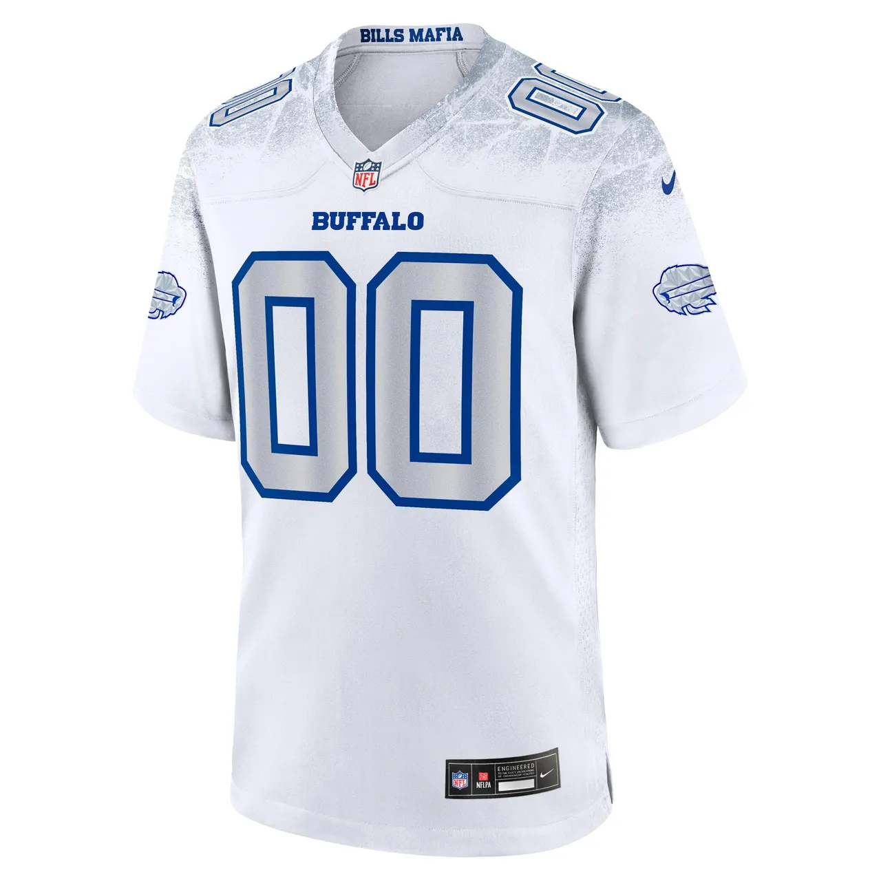 Buffalo Bills Nike Rivalries Collection Custom Game Jersey Mens - White - Image 2