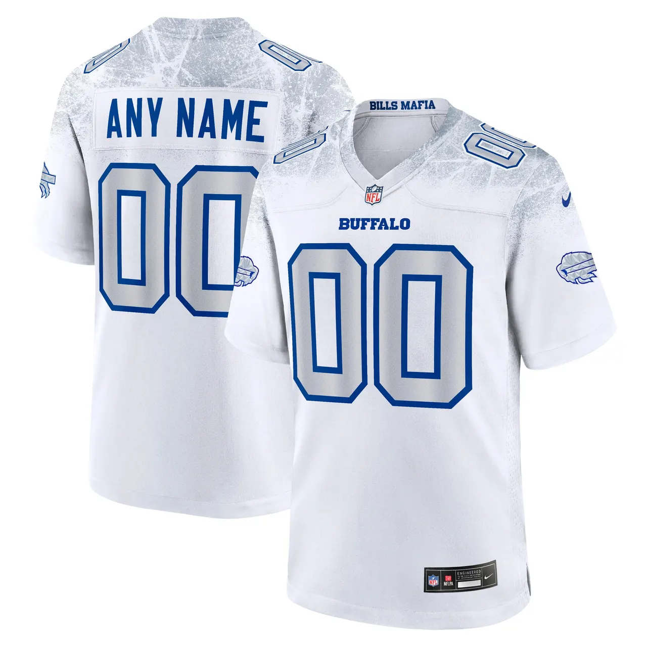 Buffalo Bills Nike Rivalries Collection Custom Game Jersey Mens - White