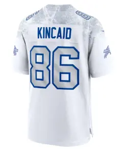 Dalton Kincaid Buffalo Bills Nike Rivalries Collection Game Jersey - White - Dalton Kincaid Mens - White - Image 3