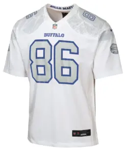Alternative view of Dalton Kincaid Buffalo Bills Nike Youth Rivalries Collection Game Jersey - White - Dalton Kincaid - White