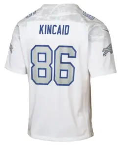 Dalton Kincaid Buffalo Bills Nike Youth Rivalries Collection Game Jersey - White - Dalton Kincaid - White - Image 3