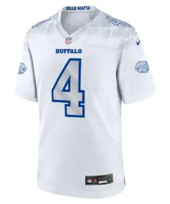 James Cook Buffalo Bills Nike Rivalries Collection Game Jersey - White - James Cook Mens - White - Image 2