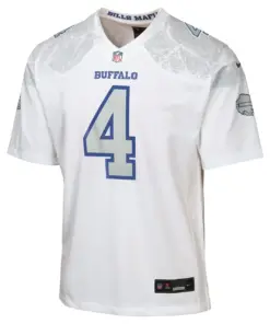 Alternative view of James Cook Buffalo Bills Nike Youth Rivalries Collection Game Jersey - White - James Cook - White