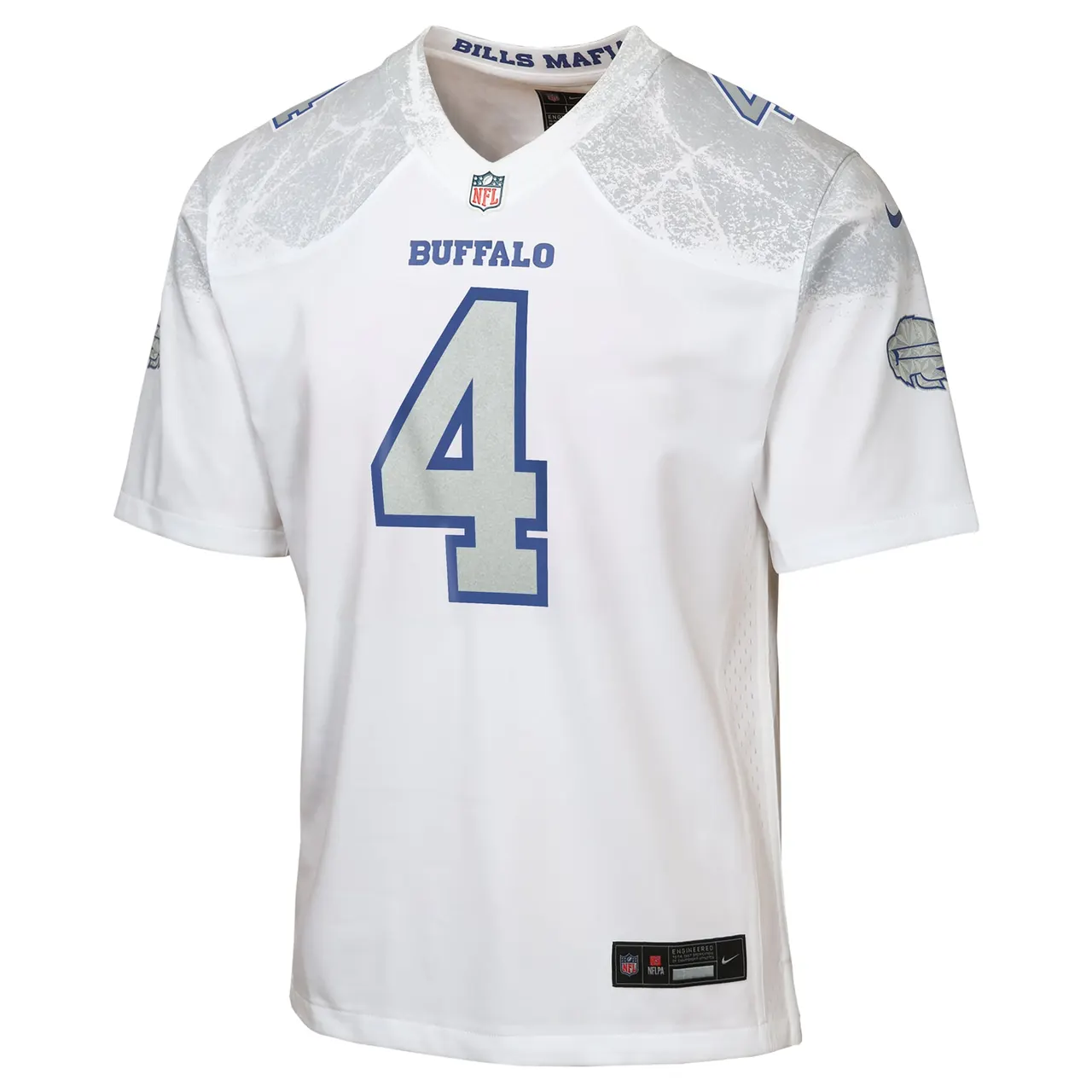 James Cook Buffalo Bills Nike Youth Rivalries Collection Game Jersey - White - James Cook - White - Image 2