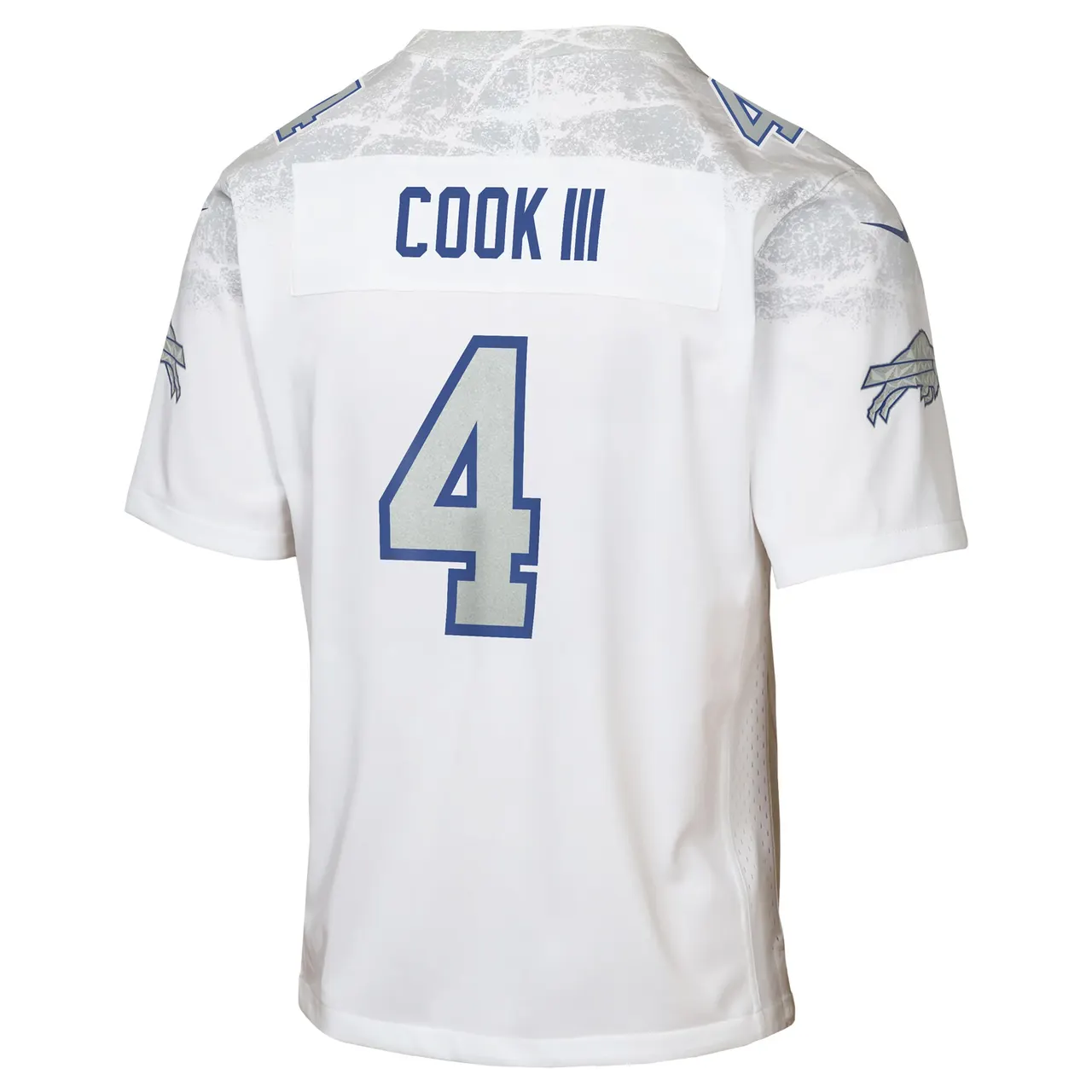 James Cook Buffalo Bills Nike Youth Rivalries Collection Game Jersey - White - James Cook - White - Image 3