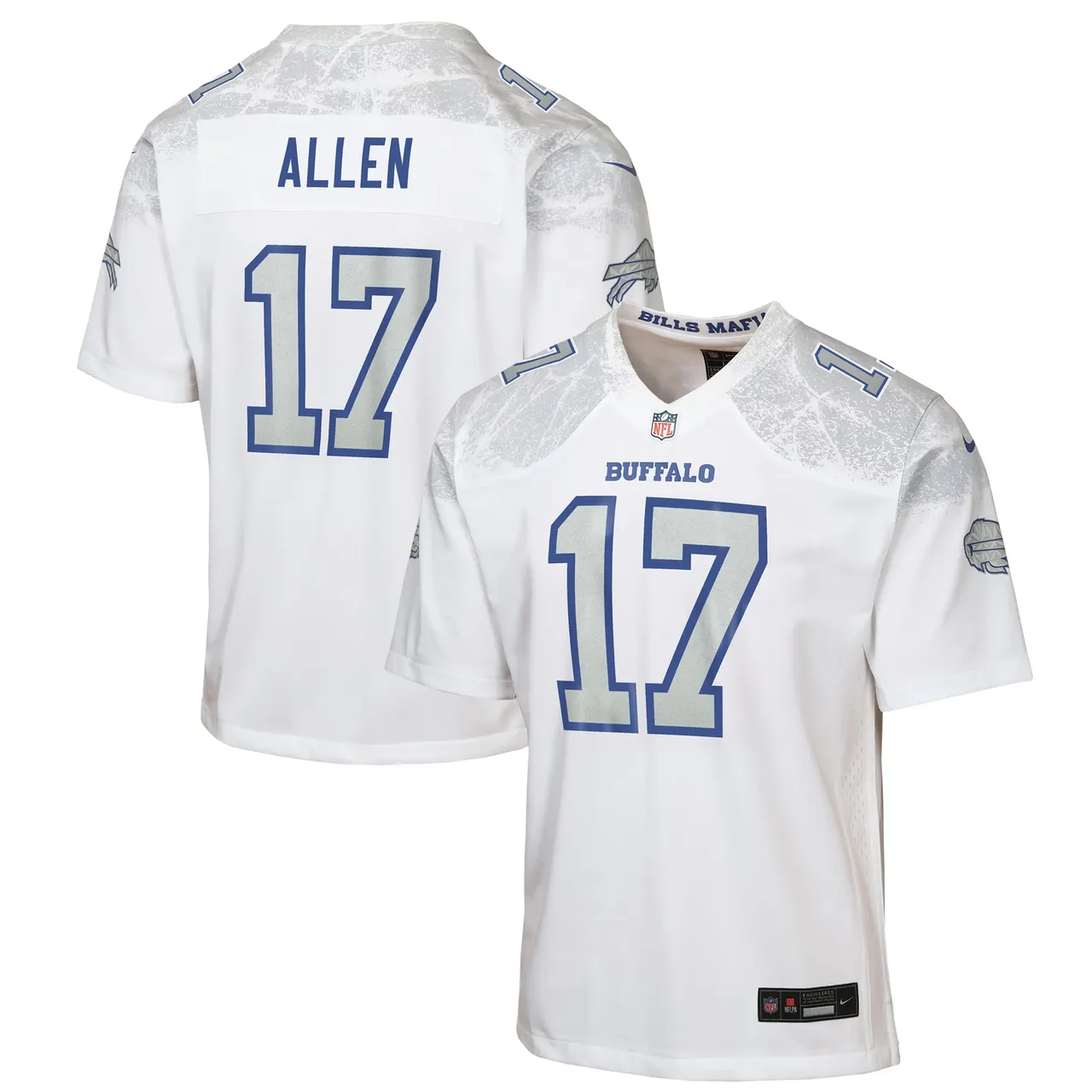 Josh Allen Buffalo Bills Nike Youth Rivalries Collection Game Jersey - White - Josh Allen - White