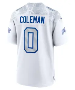 Keon Coleman Buffalo Bills Nike Rivalries Collection Game Jersey - White - Keon Coleman Mens - White - Image 3