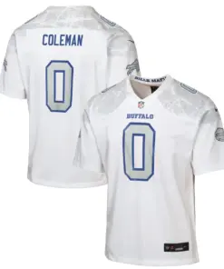 Keon Coleman Buffalo Bills Nike Youth Rivalries Collection Game Jersey - White - Keon Coleman - White