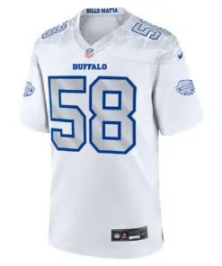 Alternative view of Matt Milano Buffalo Bills Nike Rivalries Collection Game Jersey - White - Matt Milano Mens - White