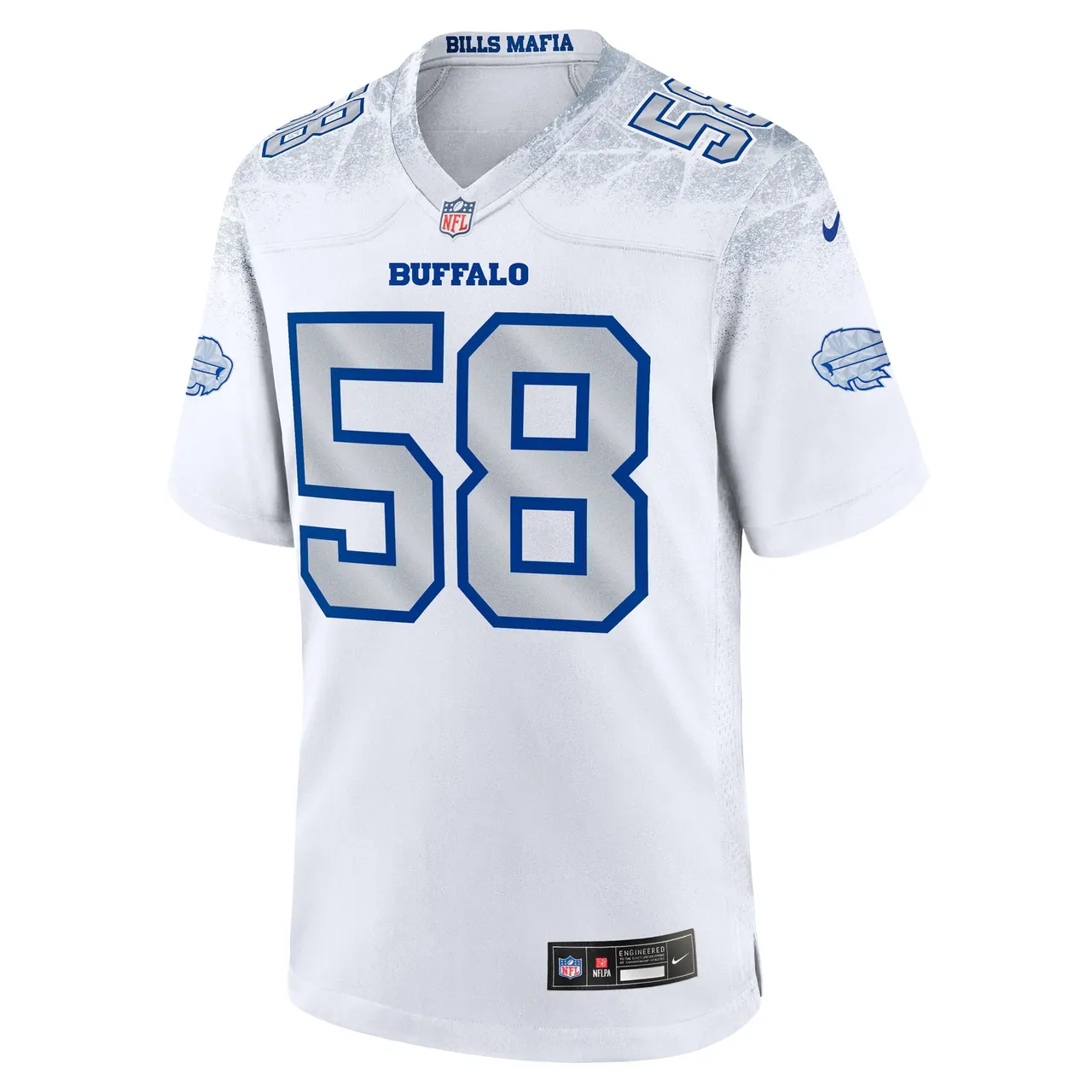 Matt Milano Buffalo Bills Nike Rivalries Collection Game Jersey - White - Matt Milano Mens - White - Image 2