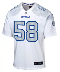 Matt Milano Buffalo Bills Nike Youth Rivalries Collection Game Jersey - White - Matt Milano - White - Image 2