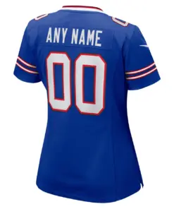 Alternative view of Buffalo Bills Nike Women's Home Custom Game Jersey - Royal Blue
