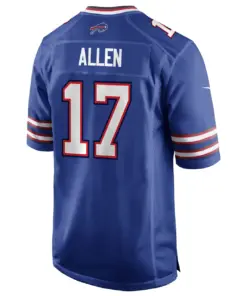 Alternative view of Josh Allen Buffalo Bills Nike Home Game Jersey - Royal - Josh Allen Mens - Royal Blue