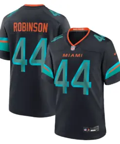 Chop Robinson Miami Dolphins Nike 2025 Rivalries Collection Game Jersey - Pitch Blue