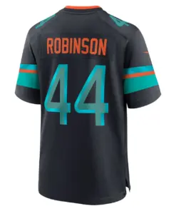 Chop Robinson Miami Dolphins Nike 2025 Rivalries Collection Game Jersey - Pitch Blue - Image 3