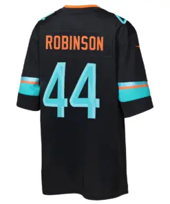Chop Robinson Miami Dolphins Nike Youth 2025 Rivalries Collection Game Jersey - Pitch Blue - Image 3