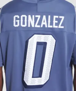 Christian Gonzalez New England Patriots Nike 2025 Rivalries Collection Limited Jersey - Storm Blue - Image 7