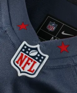 Christian Gonzalez New England Patriots Nike Women's 2025 Rivalries Collection Game Jersey - Storm Blue - Image 5