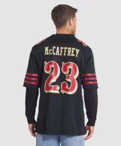 Christian McCaffrey San Francisco 49ers Nike 2025 Rivalries Collection Game Jersey - Black - Image 5