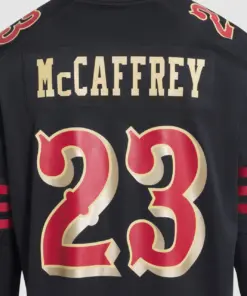 Christian McCaffrey San Francisco 49ers Nike 2025 Rivalries Collection Game Jersey - Black - Image 7
