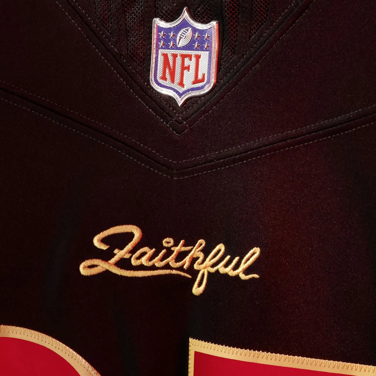 Christian McCaffrey San Francisco 49ers Nike 2025 Rivalries Collection Limited Jersey - Black - Image 5