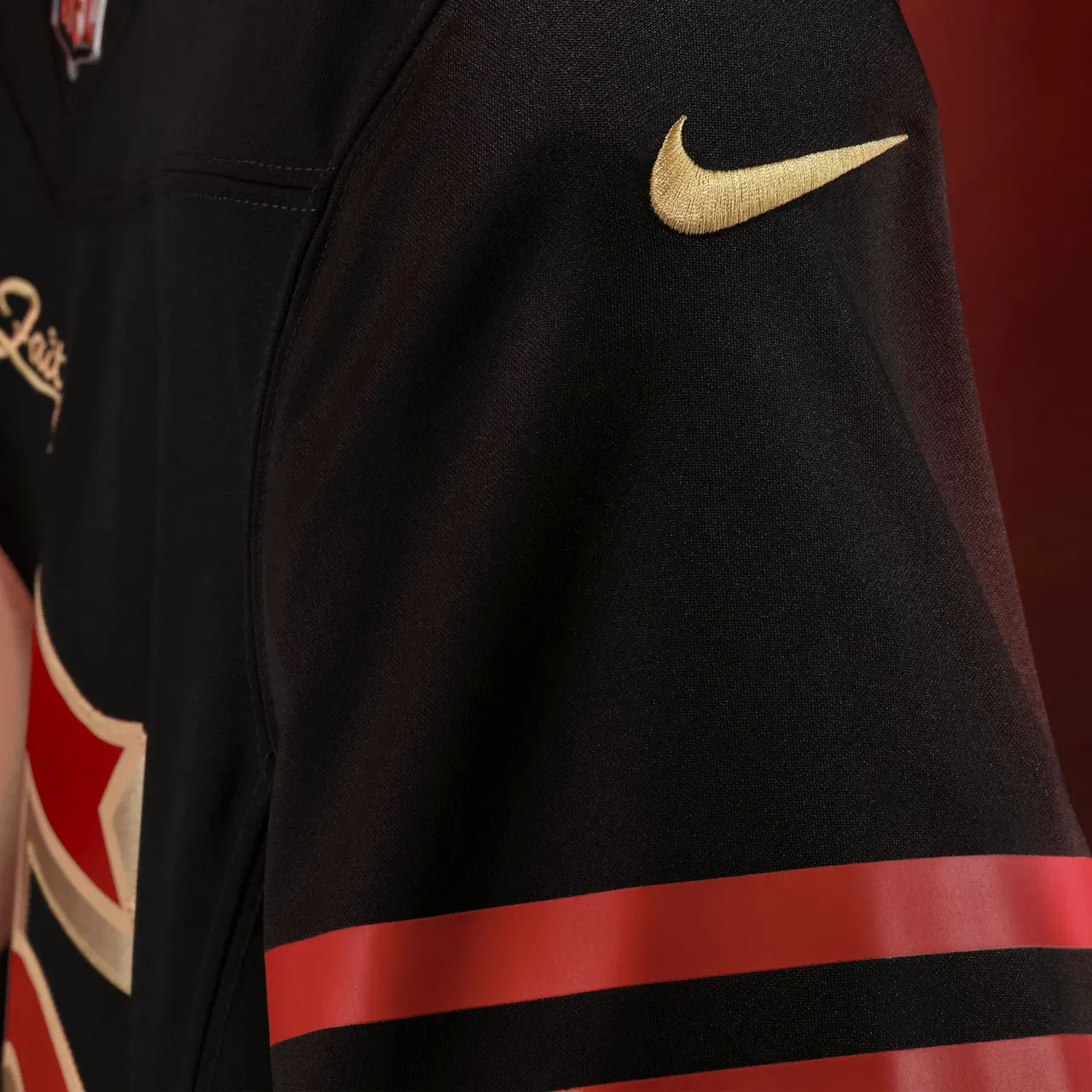 Christian McCaffrey San Francisco 49ers Nike 2025 Rivalries Collection Limited Jersey - Black - Image 6