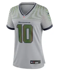 Alternative view of Cooper Kupp Seattle Seahawks Nike Women's 2025 Rivalries Collection Game Jersey - Wolf Gray