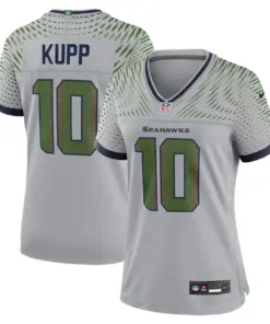 Cooper Kupp Seattle Seahawks Nike Women's 2025 Rivalries Collection Game Jersey - Wolf Gray