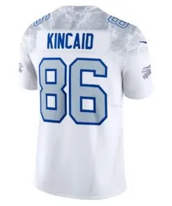 Dalton Kincaid Buffalo Bills Nike 2025 Rivalries Collection Limited Jersey - White - Image 3