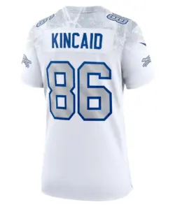 Dalton Kincaid Buffalo Bills Nike Women's 2025 Rivalries Collection Game Jersey - White - Image 3