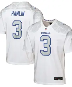 Damar Hamlin Buffalo Bills Nike Youth 2025 Rivalries Collection Game Jersey - White