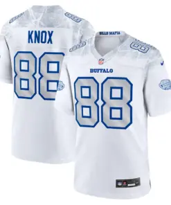 Dawson Knox Buffalo Bills Nike 2025 Rivalries Collection Game Jersey - White