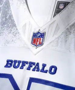 Dawson Knox Buffalo Bills Nike 2025 Rivalries Collection Limited Jersey - White - Image 5