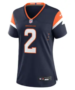 Alternative view of Patrick Surtain II Denver Broncos Nike Women's Alternate Game Jersey - Navy - Womens - Navy