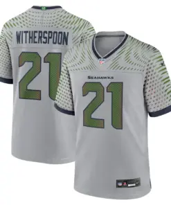 Devon Witherspoon Seattle Seahawks Nike 2025 Rivalries Collection Game Jersey - Wolf Gray