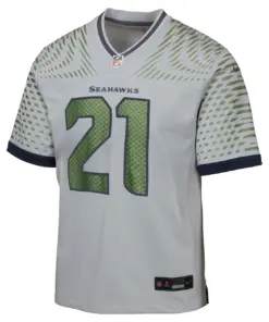 Alternative view of Devon Witherspoon Seattle Seahawks Nike Youth 2025 Rivalries Collection Game Jersey - Wolf Gray