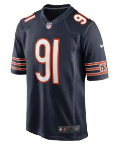 Dominique Robinson Chicago Bears Nike Game Player Jersey - Navy - Image 3