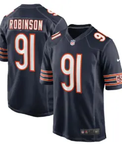 Dominique Robinson Chicago Bears Nike Game Player Jersey - Navy