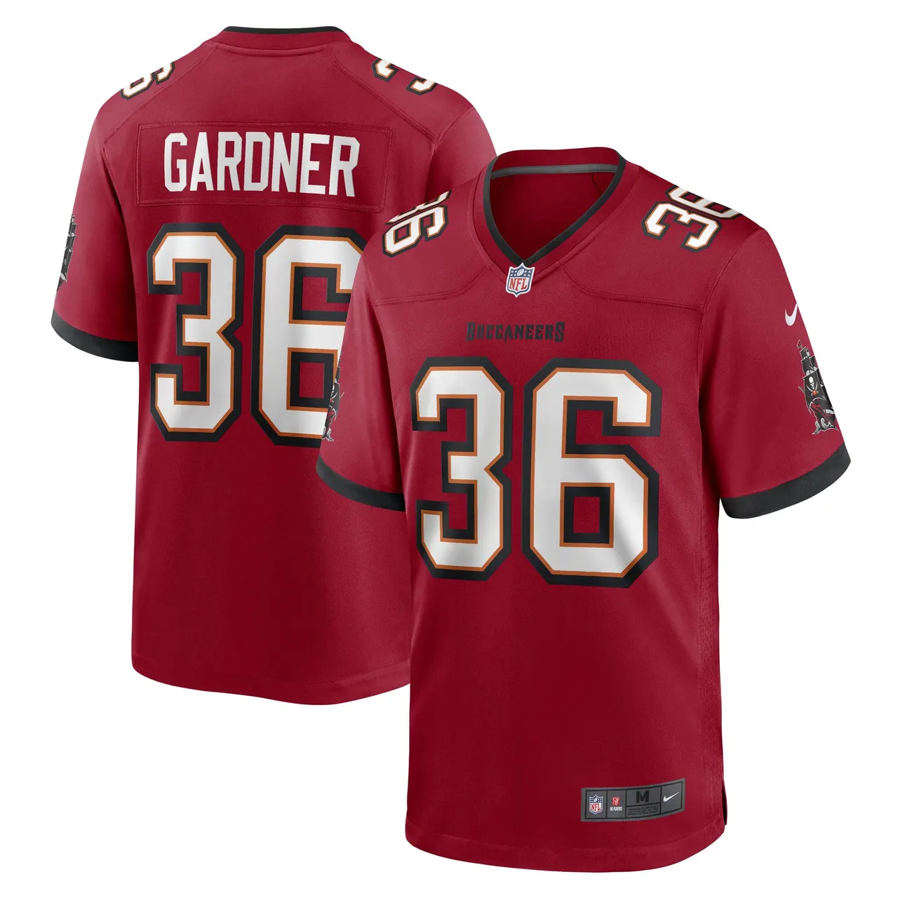 Don Gardner Tampa Bay Buccaneers Nike Game Player Jersey - Red - Image 2