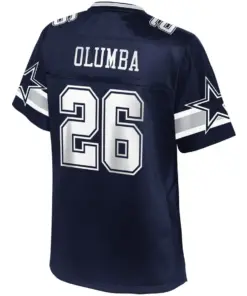 Donovan Olumba Dallas Cowboys NFL Pro Line Women's Team Color Player Jersey - Navy - Image 3
