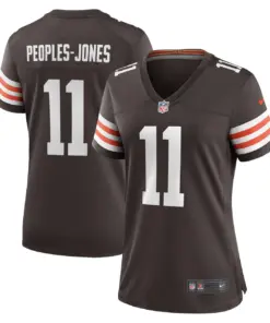 Alternative view of Donovan Peoples-Jones Cleveland Browns Nike Women's Game Jersey - Brown