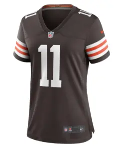 Donovan Peoples-Jones Cleveland Browns Nike Women's Game Jersey - Brown - Image 3