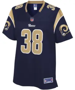Alternative view of Donte Deayon Los Angeles Rams NFL Pro Line Women's Player Jersey - Navy