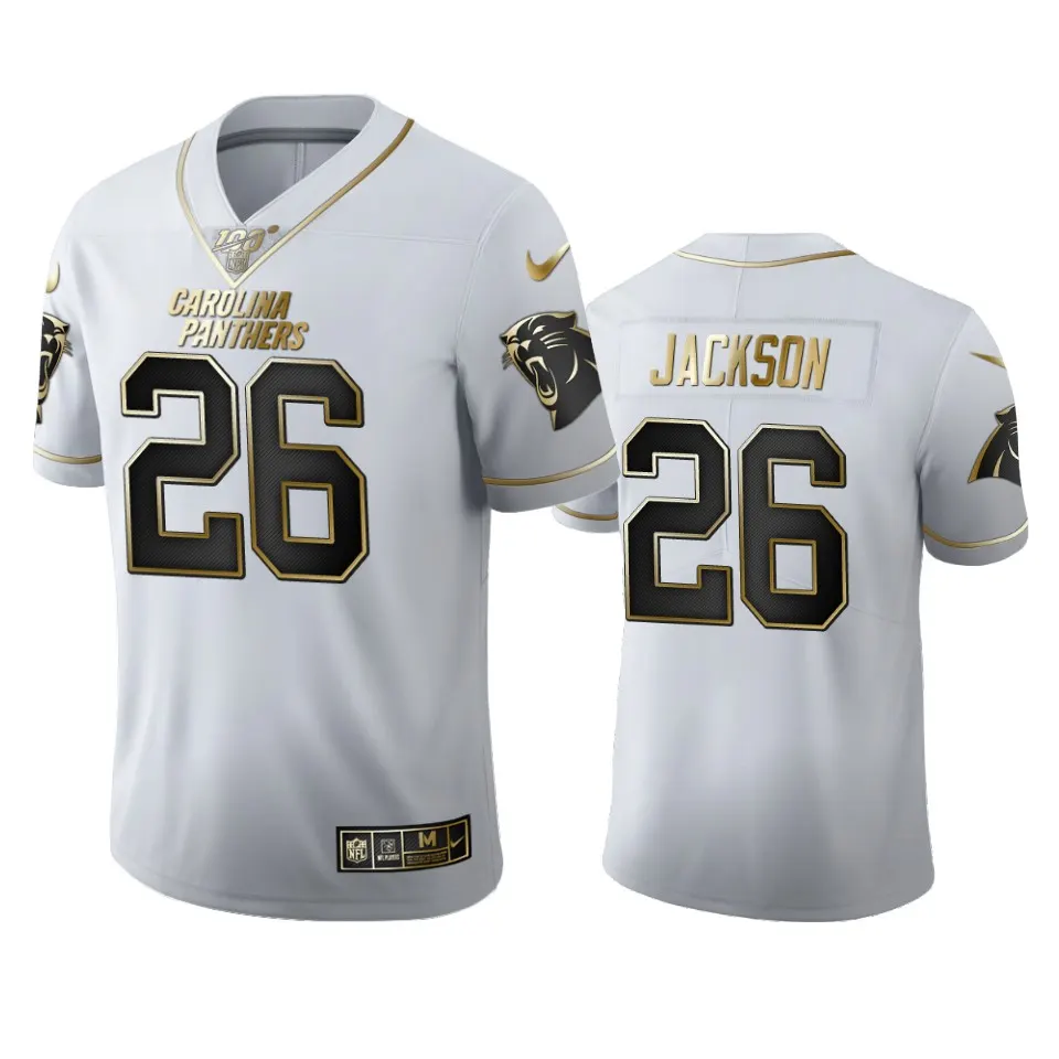 Donte Jackson Carolina Panthers Nike 100th Season Golden Edition Jersey - White