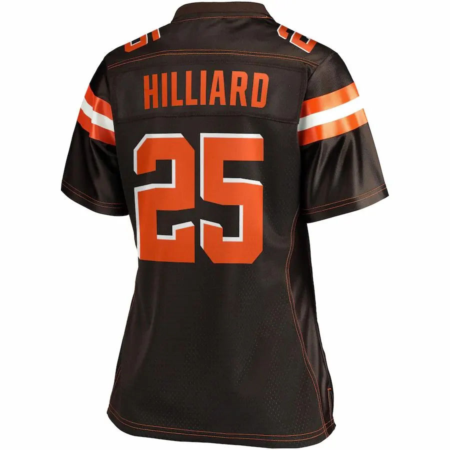 Dontrell Hilliard Cleveland Browns NFL Pro Line Women's Player Jersey - Brown - Image 3