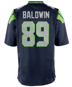 Doug Baldwin Seattle Seahawks Nike Youth Team Color Game Jersey - College Navy - Image 3