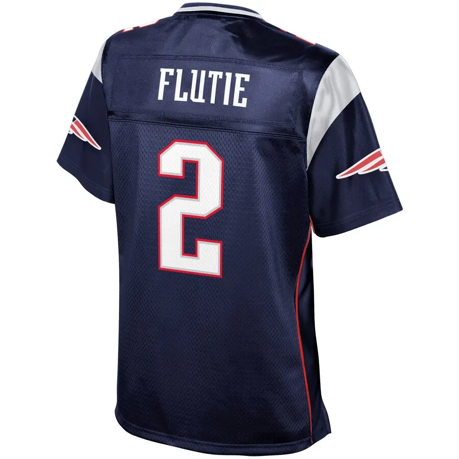Doug Flutie New England Patriots NFL Pro Line Women's Retired Player Jersey - Navy - Image 3