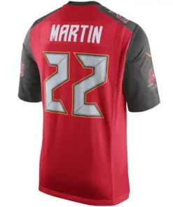 Doug Martin Tampa Bay Buccaneers Nike Game Jersey - Red - Image 3